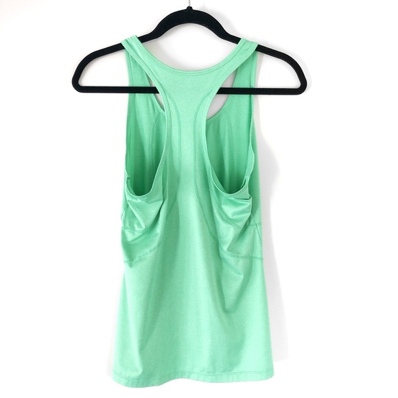 Tank Top Green Size Small Racerback Athletic Top - Picture 2 of 4